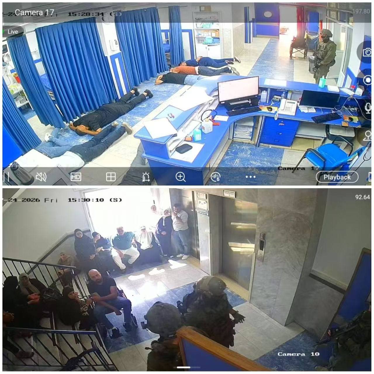 巴勒斯坦🇵🇸 以色列军士兵强攻巴勒斯坦纳布卢斯(图片 1/2)